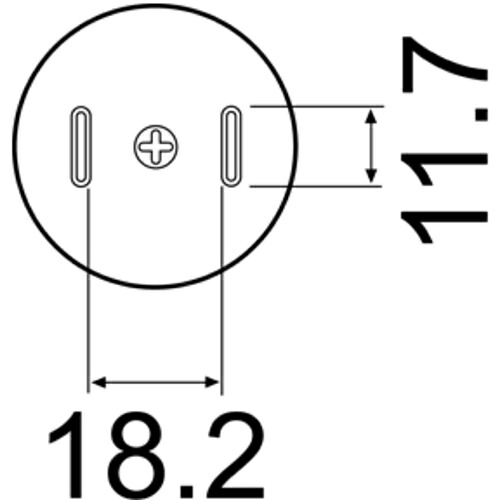 白光　ノズル　ＴＳＯＬ　１８ｍｍＸ１０ｍｍ　【品番：A1186B】