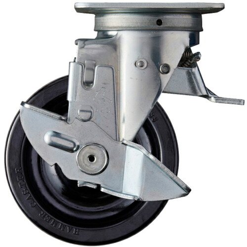 ハンマーキャスター　スイッチキャスター　フェノール車輪　１２５ｍｍ　ストッパー付　【品番：413F0S-PH125】｜住設プロ　店
