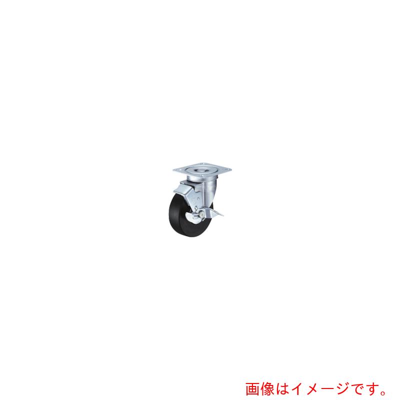 ハンマーキャスター 旋回式MCナイロン車輪(ラジアルボールベアリング)150mm ストッパー付 【品番:513S-MCB150】|住設プロ 店