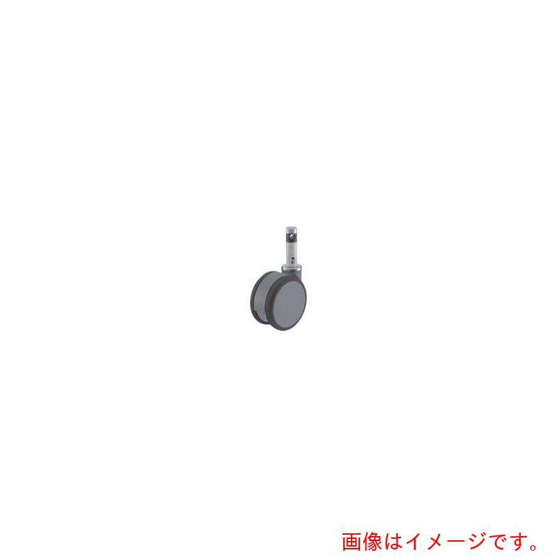 ハンマーキャスター　セントラルロック付双輪旋回式ウレタン車輪　１００ｍｍ　グレー　【品番：707K-FA1100】