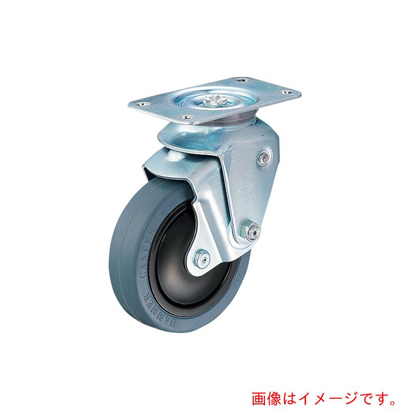 金鎚キャスター 座蒲団Ｅ型自在天然ゴム車 【品番：940BBE-FR125-2.3】