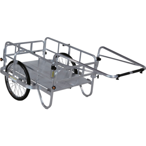 【別途貨物輸送あり】ハラックス（HARAX） 折り畳み式リヤカー コンパック（空気の状態タイア） 【品番：HC-906】 ガーデニング・農業-花・ガーデン・DIY-運搬器具