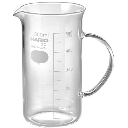 【別途送料あり】ハリオサイエンス（HARIO）　トールビーカーサーバー５００ｍｌ（個箱入り）　【24個】　【品番：TBV-500】