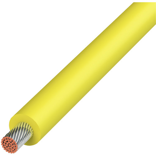 【別途送料あり】協和ハーモネット（KYOWA）　ＵＬ耐熱ビニル絶縁電線　【品番：UL1015 AWG14 YL (153M)】