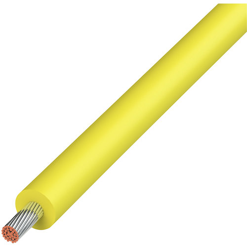 【別途送料あり】協和ハーモネット(KYOWA) UL耐熱ビニル絶縁電線 【品番:UL1015 AWG18 YL (305M)】