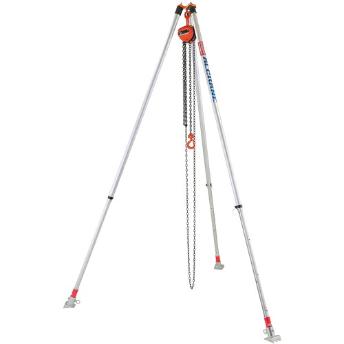 【別途送料あり】長谷川工業（Hasegawa）　アルクレーン三脚タイプ　１ｔ　ヘッド吊高さ３．６ｍ　【品番：ACS-4010V】