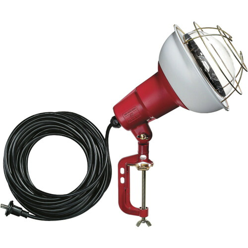 ハタヤリミテッド ハタヤ 防雨型作業灯 リフレクターランプ500W 100V電線10m バイス付 【品番:RC-510】|住設プロ 店