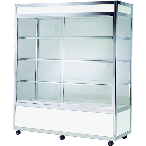 【別途送料あり】ハヤノ産業（hayano）　エクシード　ハイケースＦＬ　シルバー　プッシュ錠付　９００×４５０×Ｈ２１００　【品番：FL9-451-S-P】