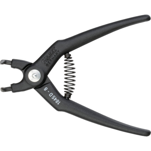 HAZET　スナップリングプライヤー（穴用）　爪先端径０．９ｍｍ　【品番：1845D-8】