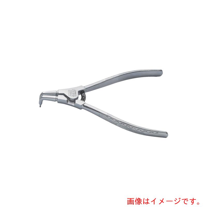 HAZET　スナップリングプライヤー　軸用　９０°曲がりタイプ　【品番：1846D-4】
