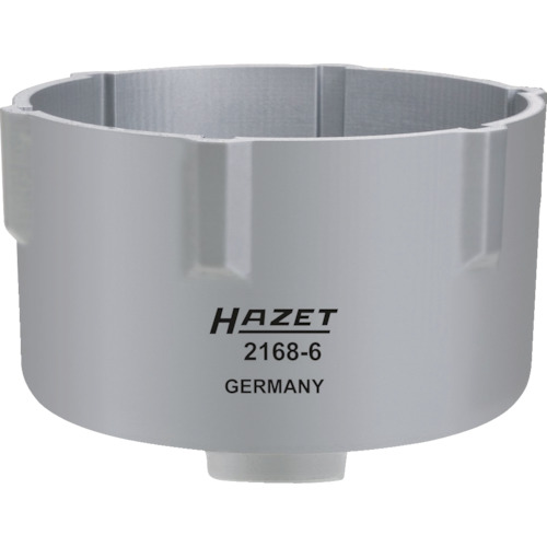 HAZET　カップ式オイルフィルターレンチ６リブフィルター径１０９．５差込９．５　【品番：2168-6】