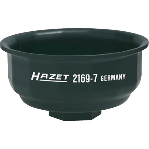 HAZET　カップ式オイルフィルターレンチ１４角　フィルター径６４　差込１２．７　【品番：2169-7】