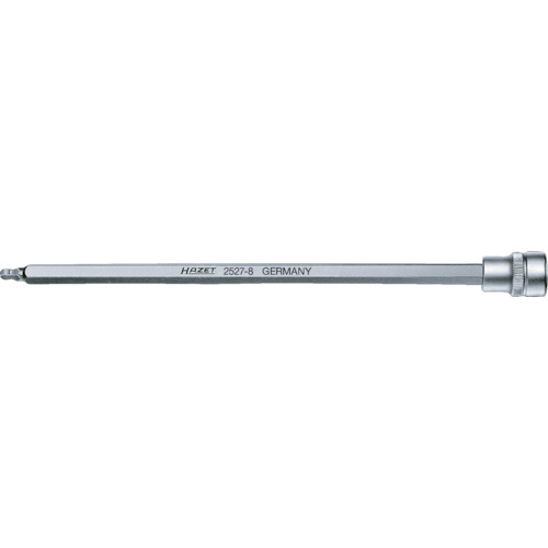 HAZET 殴りつける検出器用ボールヘックスドライバーソケット 差込角１２．７粍 【品番：2527-8】