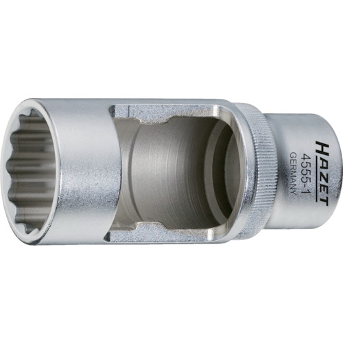 HAZET　インジェクションノズルソケット　差込角１２．７ｍｍ　対辺２７ｍｍ　【品番：4555-1】
