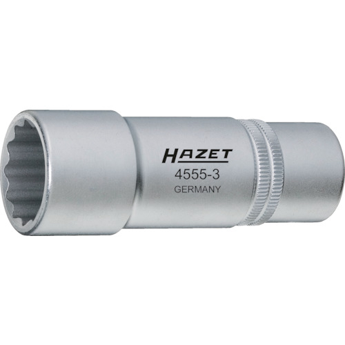 HAZET　インジェクションノズルソケット　差込角１２．７ｍｍ　対辺２７ｍｍ　【品番：4555-3】