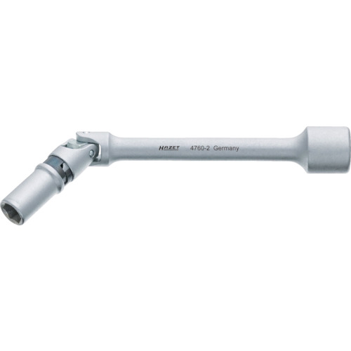 HAZET　グロープラグソケットレンチ（６角）　差込角９．５ｍｍ　対辺８ｍｍ　【品番：4760-2】