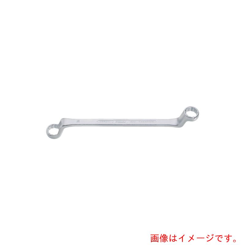 HAZET 両口めがね鍵（７５度ディープオフセット） ３６Ｘ４１粍 【品番：630-36X41】
