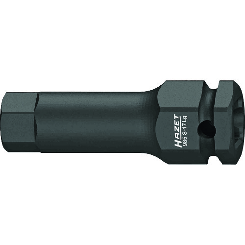 HAZET　ＨＡＺＥＴ　マルチドライブインパクトソケットロング（ヘックススクリュー用・差込角１２．７）　【品番：985S-17LG】