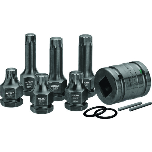 HAZET　ＨＡＺＥＴ　ＸＺＮインパクトソケットセット（ＸＺＮタイプ・差込角１２．７ｍｍ）　【品番：9990SS11】｜住設プロ　店
