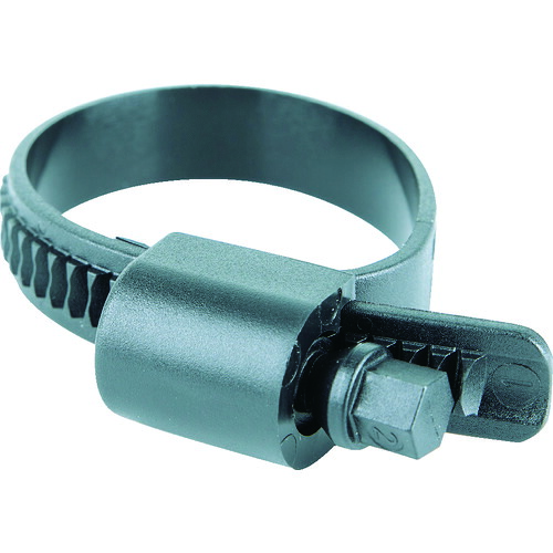 HCL Fasteners　樹脂製ホースバンド　Ｅｚｙｃｌａｍｐ　締付径２５．０～５０．０ｍｍ　対辺８．０ｍｍ　ナイロン６６　【品番：PWD-13-50-SC-PA66-BK】