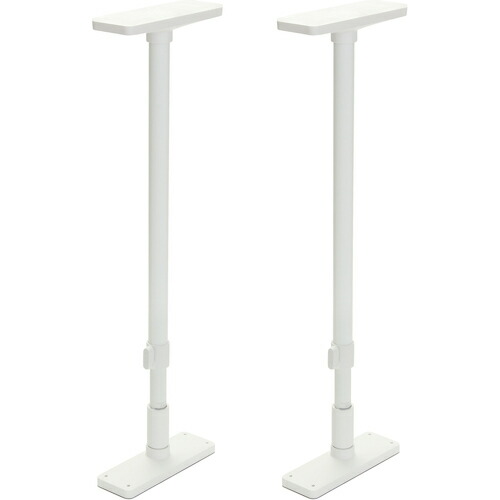 平安伸銅工業　家具転倒防止ポール　６５　マットホワイト　耐圧２００ｋｇ　【10個】　【品番：UEQ-65W】