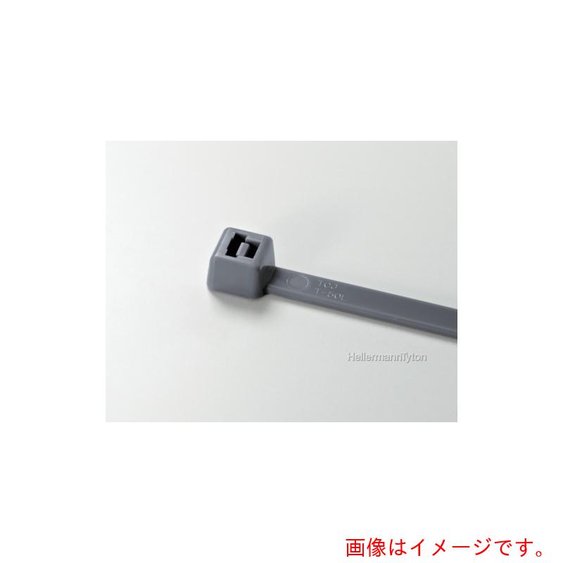 HellermannTyton（ヘラマンタイトン）　カラータイ　幅４．８×長さ３８３ｍｍ　屋内使用　（１００本入）　【品番：T50L-GRY】