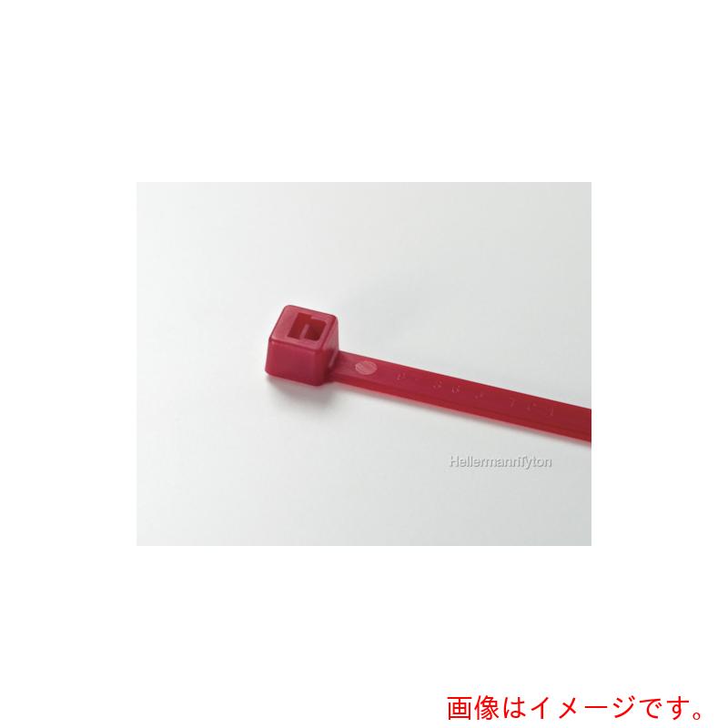 HellermannTyton（ヘラマンタイトン） 色合い五分五分 幅４．８×長さ３８３粍 屋内当て嵌める （１００本入） 【品番：T50L-RED】 その他-DIY・工具