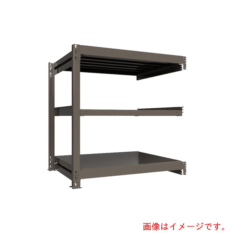 【別途貨物輸送あり】HIKARI製造所 ＩＣＨＩＭＡＩ 掛け目ボルトレスラック 段掛け目１０００Ｋｇ Ｈ１２００×Ｗ１２００×Ｄ９００ 全ての存在３段 繋ぎ合わせる薄墨色 【品番：TH1000-449R3】