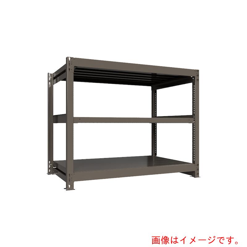 【別途貨物輸送あり】HIKARI製造所 ＩＣＨＩＭＡＩ 掛け目ボルトレスラック 段掛け目１０００Ｋｇ Ｈ１２００×Ｗ１５００×Ｄ９００ 全ての存在３段 単体薄墨色 【品番：TH1000-459T3】
