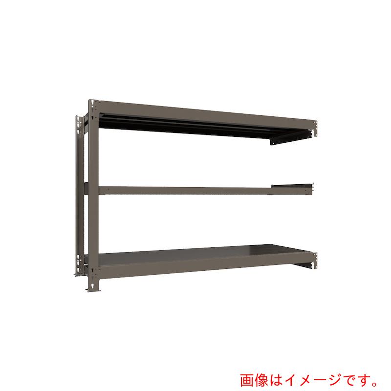 【別途送料あり】HIKARI製作所　ＩＣＨＩＭＡＩ　重量ボルトレスラック　段荷重１０００Ｋｇ　Ｈ１２００×Ｗ１８００×Ｄ６００　天地３段　連結グレー　【品番：TH1000-466R3】