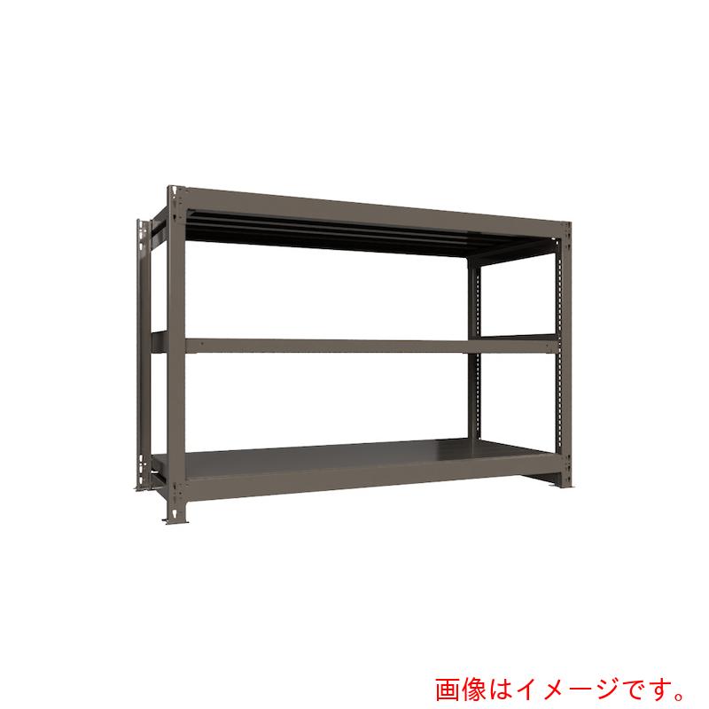 【別途貨物輸送あり】HIKARI製造所 ＩＣＨＩＭＡＩ 掛け目ボルトレスラック 段掛け目１０００Ｋｇ Ｈ１２００×Ｗ１８００×Ｄ７５０ 全ての存在３段 単体薄墨色 【品番：TH1000-467T3】 作業台-はしご・作業台