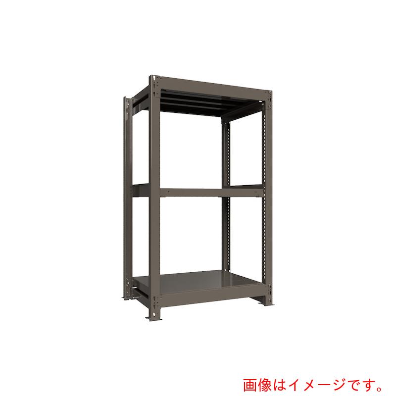 【別途送料あり】HIKARI製作所　ＩＣＨＩＭＡＩ　重量ボルトレスラック　段荷重１０００Ｋｇ　Ｈ１５００×Ｗ９００×Ｄ６００　天地３段　単体グレー　【品番：TH1000-536T3】