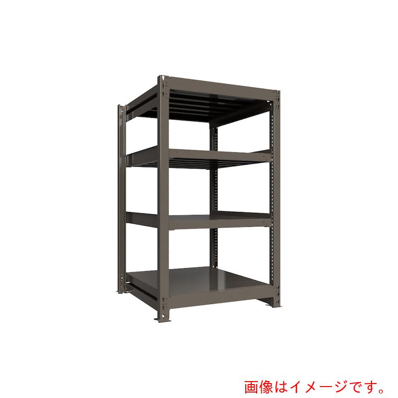 【別途貨物輸送あり】HIKARI製造所 ＩＣＨＩＭＡＩ 掛け目ボルトレスラック 段掛け目１０００Ｋｇ Ｈ１５００×Ｗ９００×Ｄ９００ 全ての存在４段 単体薄墨色 【品番：TH1000-539T4】