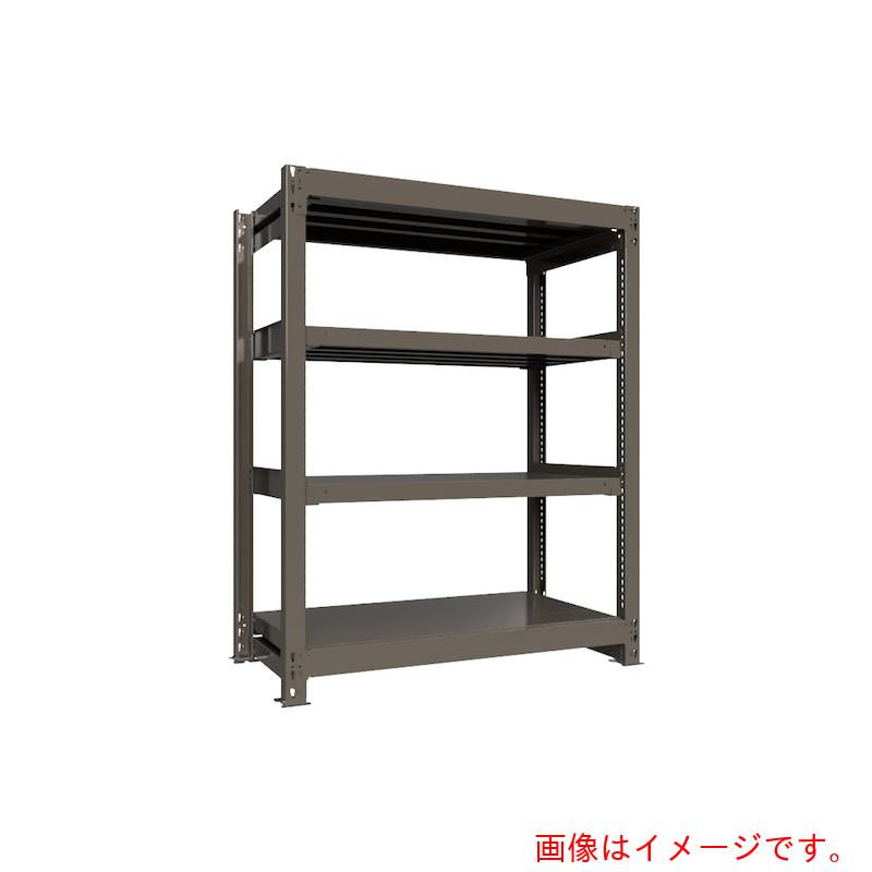 【別途貨物輸送あり】HIKARI製造所 ＩＣＨＩＭＡＩ 掛け目ボルトレスラック 段掛け目１０００Ｋｇ Ｈ１５００×Ｗ１２００×Ｄ６００ 全ての存在４段 単体薄墨色 【品番：TH1000-546T4】