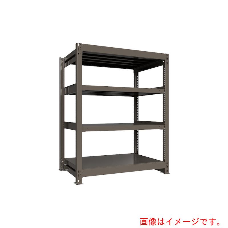 【別途貨物輸送あり】HIKARI製造所 ＩＣＨＩＭＡＩ 掛け目ボルトレスラック 段掛け目１０００Ｋｇ Ｈ１５００×Ｗ１２００×Ｄ７５０ 全ての存在４段 単体薄墨色 【品番：TH1000-547T4】