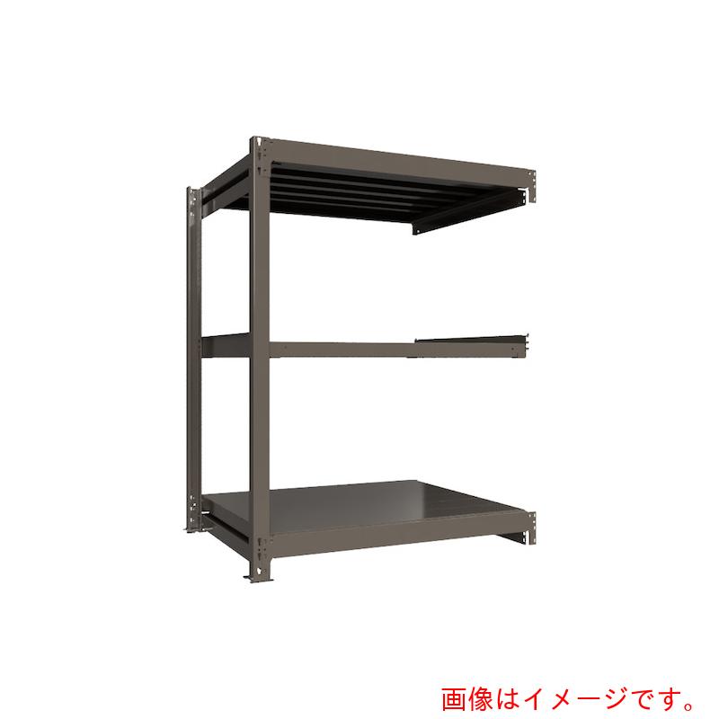 【別途送料あり】HIKARI製作所　ＩＣＨＩＭＡＩ　重量ボルトレスラック　段荷重１０００Ｋｇ　Ｈ１５００×Ｗ１２００×Ｄ９００　天地３段　連結グレー　【品番：TH1000-549R3】