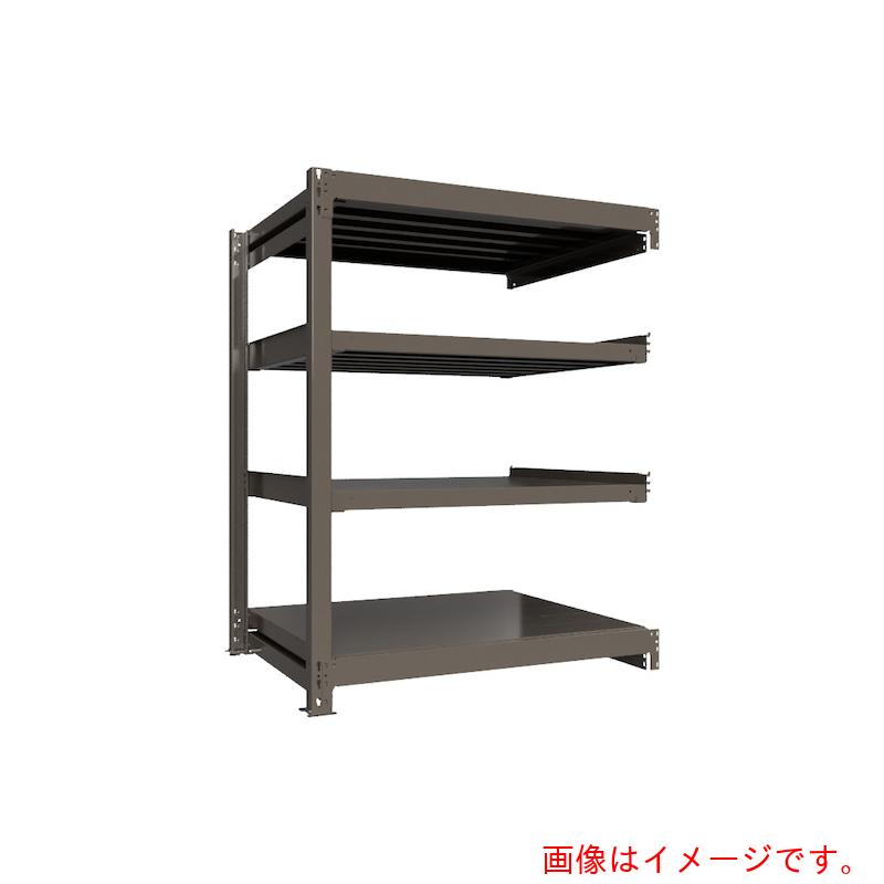 【別途貨物輸送あり】HIKARI製造所 ＩＣＨＩＭＡＩ 掛け目ボルトレスラック 段掛け目１０００Ｋｇ Ｈ１５００×Ｗ１２００×Ｄ９００ 全ての存在４段 かかわり合い薄墨色 【品番：TH1000-549R4】