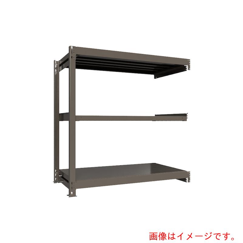 【別途貨物輸送あり】HIKARI製造所 ＩＣＨＩＭＡＩ 掛け目ボルトレスラック 段掛け目１０００Ｋｇ Ｈ１５００×Ｗ１５００×Ｄ７５０ 全ての存在３段 繋ぎ合わせる薄墨色 【品番：TH1000-557R3】