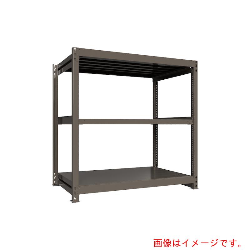 【別途送料あり】HIKARI製作所　ＩＣＨＩＭＡＩ　重量ボルトレスラック　段荷重１０００Ｋｇ　Ｈ１５００×Ｗ１５００×Ｄ９００　天地３段　単体グレー　【品番：TH1000-559T3】
