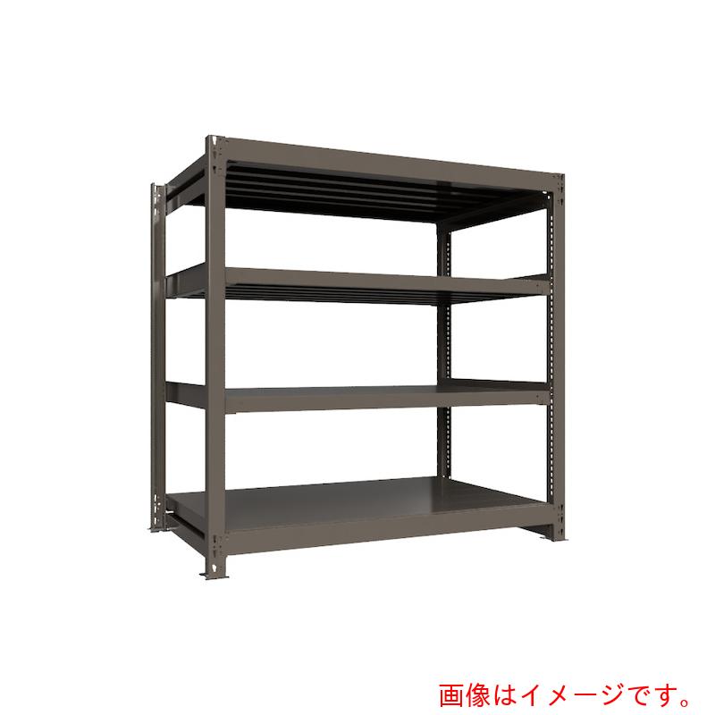 【別途貨物輸送あり】HIKARI製造所 ＩＣＨＩＭＡＩ 掛け目ボルトレスラック 段掛け目１０００Ｋｇ Ｈ１５００×Ｗ１５００×Ｄ９００ 全ての存在４段 単体薄墨色 【品番：TH1000-559T4】