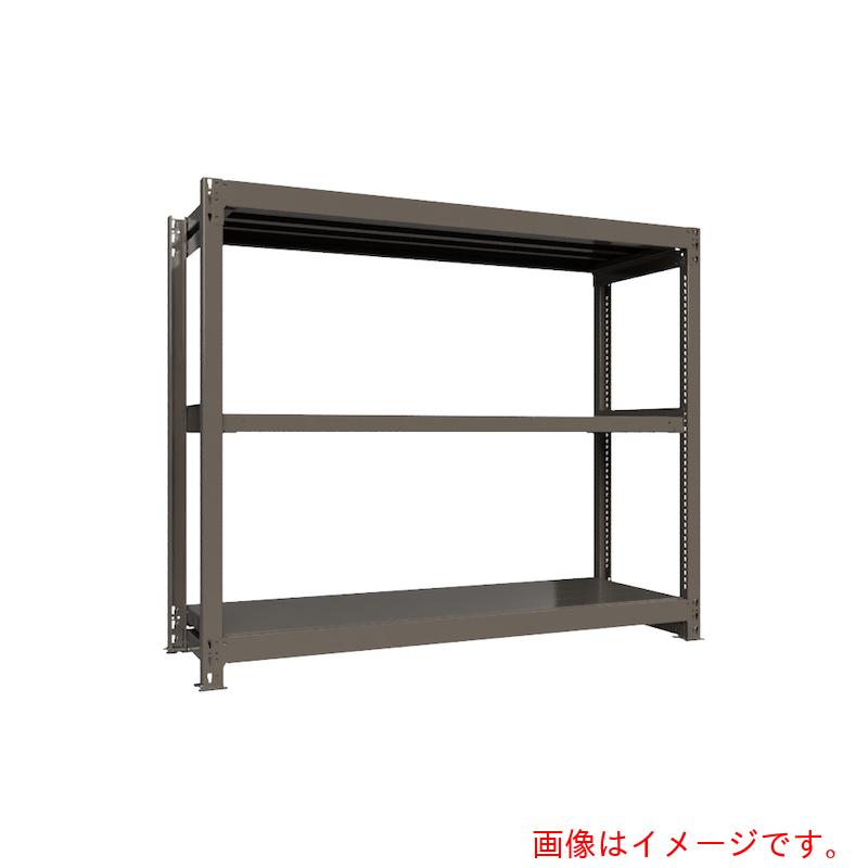 【別途貨物輸送あり】HIKARI製造所 ＩＣＨＩＭＡＩ 掛け目ボルトレスラック 段掛け目１０００Ｋｇ Ｈ１５００×Ｗ１８００×Ｄ６００ 全ての存在３段 単体薄墨色 【品番：TH1000-566T3】