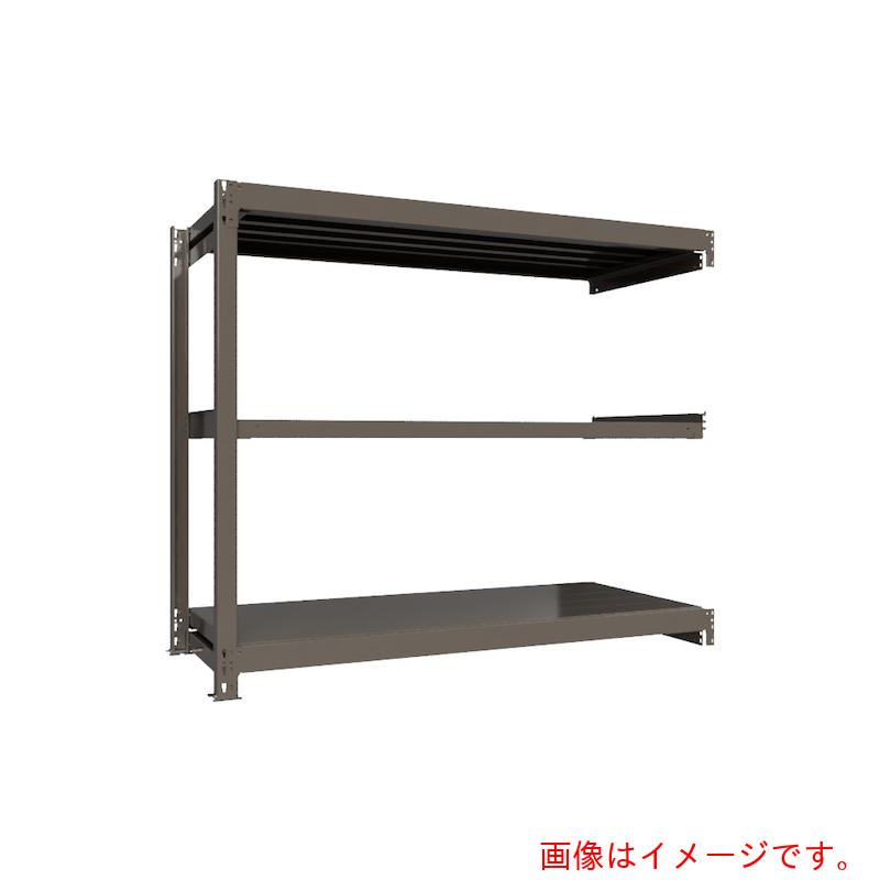 【別途送料あり】HIKARI製作所 ICHIMAI 重量ボルトレスラック 段荷重1000Kg H1500×W1800×D750 天地3段 連結グレー 【品番:TH1000-567R3】|住設プロ 店