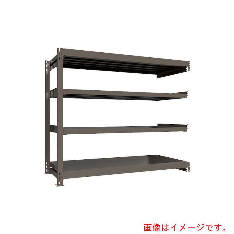 【別途送料あり】HIKARI製作所　ＩＣＨＩＭＡＩ　重量ボルトレスラック　段荷重１０００Ｋｇ　Ｈ１５００&times;Ｗ１８００&times;Ｄ７５０　天地４段　連結グレー　【品番：TH1000-567R4】｜住設プロ　店