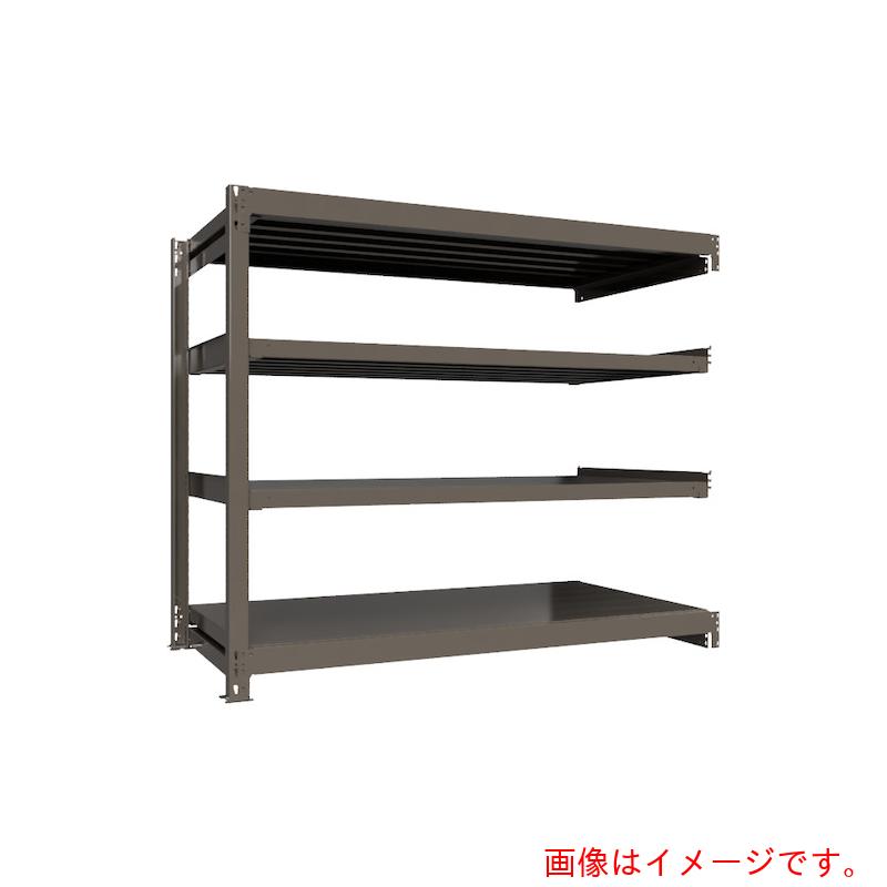 【別途貨物輸送あり】HIKARI製造所 ＩＣＨＩＭＡＩ 掛け目ボルトレスラック 段掛け目１０００Ｋｇ Ｈ１５００×Ｗ１８００×Ｄ９００ 全ての存在４段 継ぎ合わせる薄墨色 【品番：TH1000-569R4】