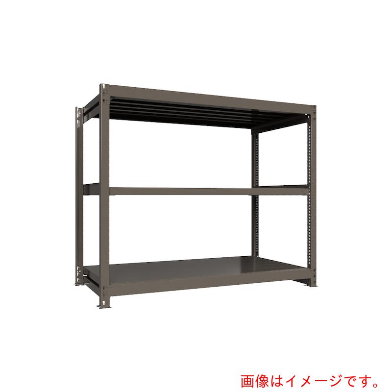 【別途送料あり】HIKARI製作所　ＩＣＨＩＭＡＩ　重量ボルトレスラック　段荷重１０００Ｋｇ　Ｈ１５００×Ｗ１８００×Ｄ９００　天地３段　単体グレー　【品番：TH1000-569T3】