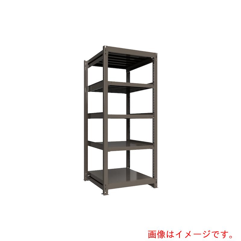 【別途貨物輸送あり】HIKARI製造所 ＩＣＨＩＭＡＩ 掛け目ボルトレスラック 段掛け目１０００Ｋｇ Ｈ２１００×Ｗ９００×Ｄ９００ 全ての存在５段 単体薄墨色 【品番：TH1000-739T5】