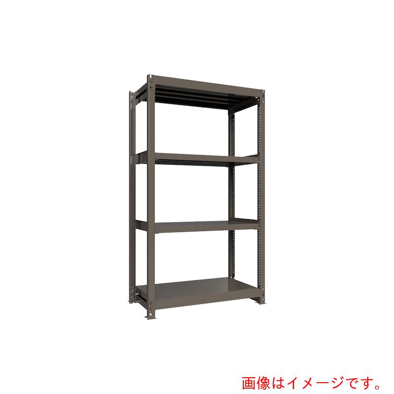 【別途送料あり】HIKARI製作所　ＩＣＨＩＭＡＩ　重量ボルトレスラック　段荷重１０００Ｋｇ　Ｈ２１００×Ｗ１２００×Ｄ６００　天地４段　単体グレー　【品番：TH1000-746T4】