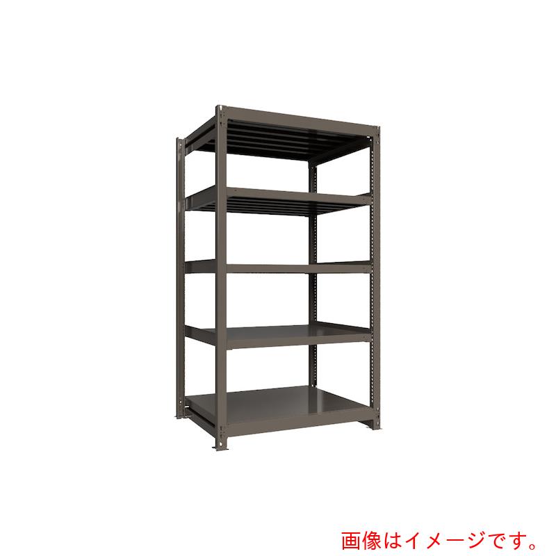 【別途貨物輸送あり】HIKARI製造所 ＩＣＨＩＭＡＩ 掛け目ボルトレスラック 段掛け目１０００Ｋｇ Ｈ２１００×Ｗ１２００×Ｄ９００ 全ての存在５段 単体薄墨色 【品番：TH1000-749T5】