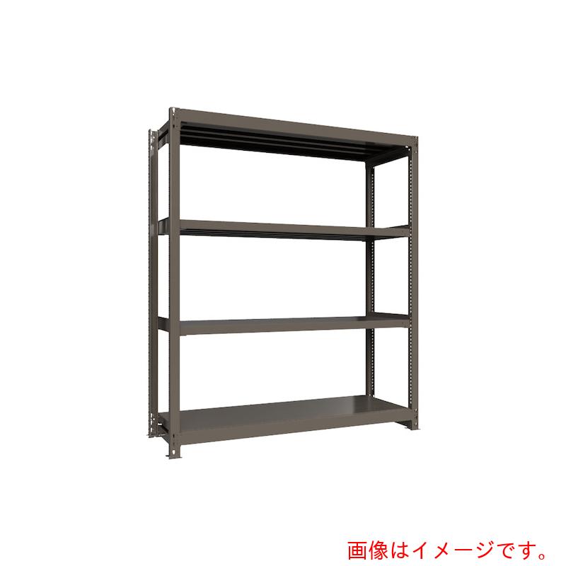 【別途貨物輸送あり】HIKARI製造所 ＩＣＨＩＭＡＩ 掛け目ボルトレスラック 段掛け目１０００Ｋｇ Ｈ２１００×Ｗ１８００×Ｄ６００ 全ての存在４段 単体薄墨色 【品番：TH1000-766T4】
