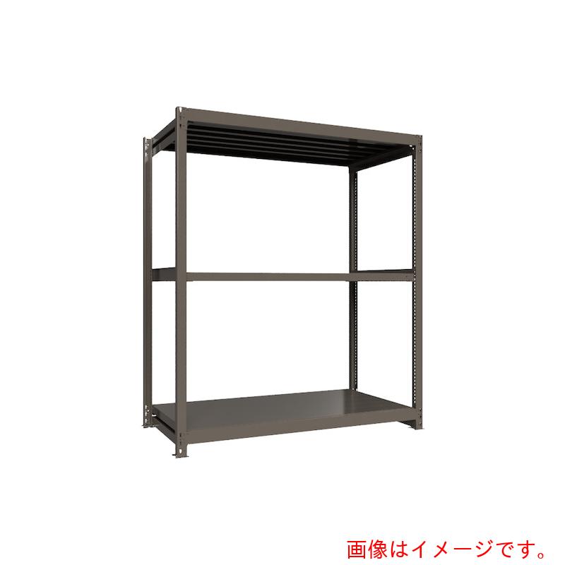 【別途貨物輸送あり】HIKARI製造所 ＩＣＨＩＭＡＩ 掛け目ボルトレスラック 段掛け目１０００Ｋｇ Ｈ２１００×Ｗ１８００×Ｄ９００ 全ての存在３段 単体薄墨色 【品番：TH1000-769T3】